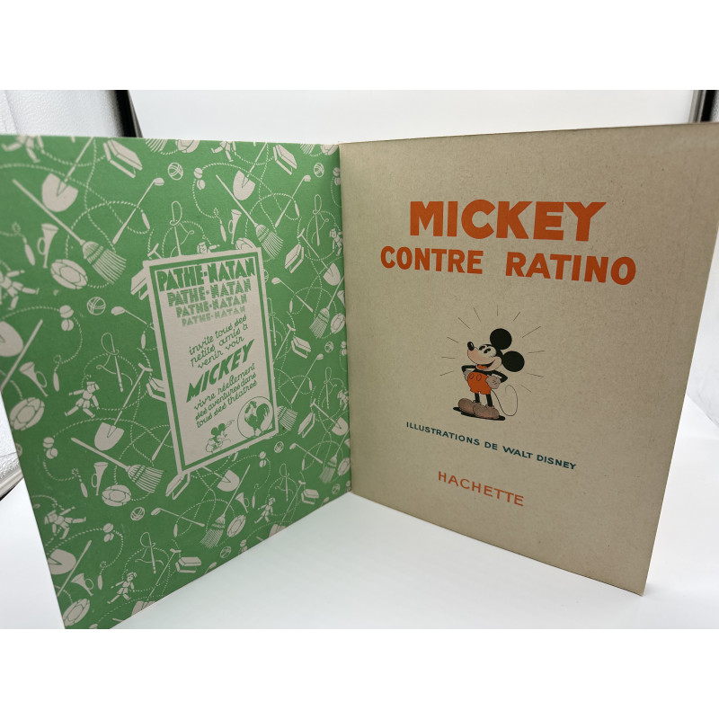 Bd ancienne Mickey contre ratino - Jouet d'occasion - Papou